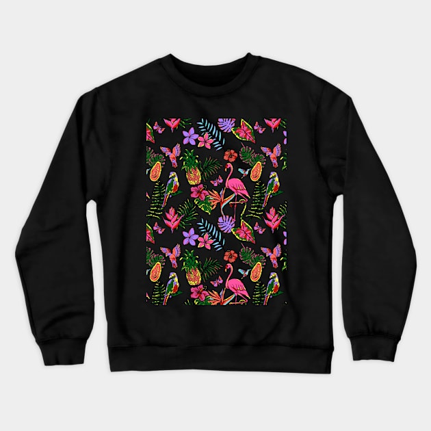 TROPICAL LIVING Crewneck Sweatshirt by TyneBobier